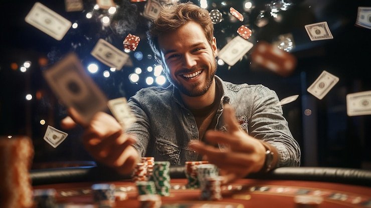 Layar konfirmasi deposit Mandiri Transfer dengan nomor referensi unik dan riwayat transaksi terverifikasi